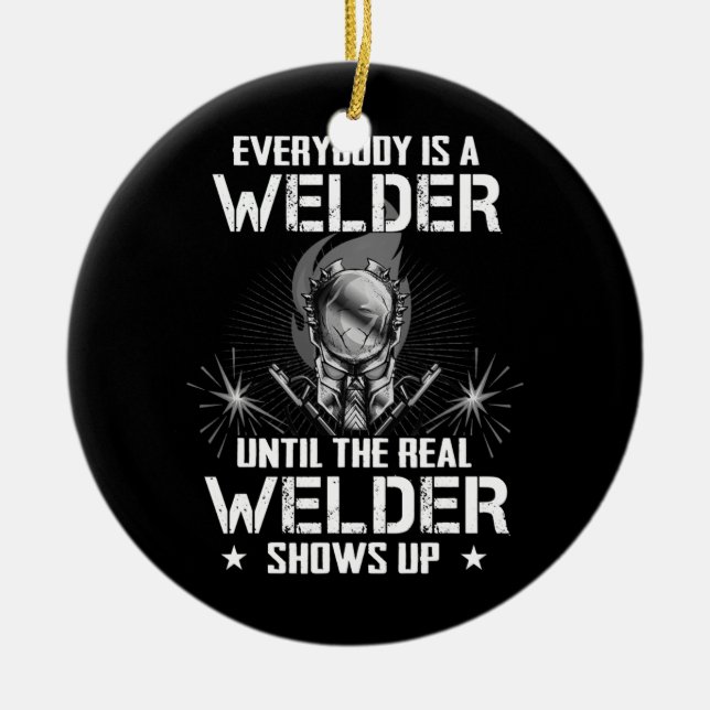 Décoration En Céramique Souder Pour Hommes Drôle Souder Légende Le Réel (Devant)