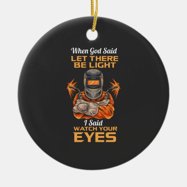 Décoration En Céramique Soudeur (Devant)