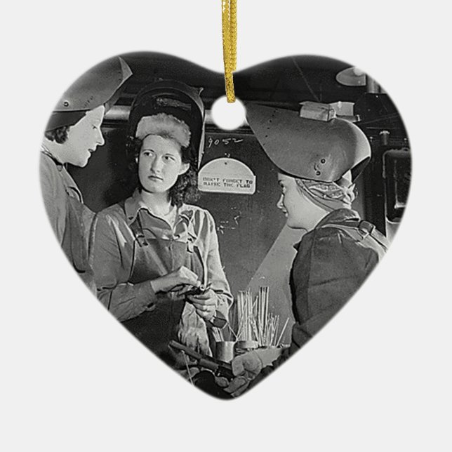 Décoration En Céramique Soudeuses de femmes (Devant)