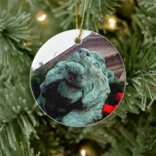 Décoration En Céramique South Lion à l'Art Institute de Chicago