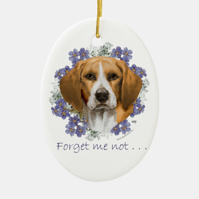 Décoration En Céramique Souvenir Beagle (Devant)