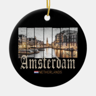 Décoration En Céramique Souvenir d'Amsterdam Netherlands