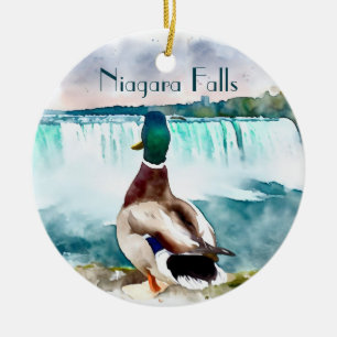 Décoration En Céramique Souvenir du canard de Niagara Falls