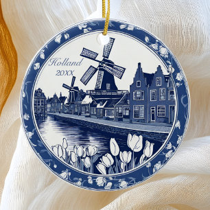 Décoration En Céramique Souvenir Holland Delft personnalisé