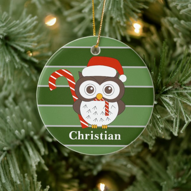 Décoration En Céramique Spécial Noël de M. Owl (Arbre)