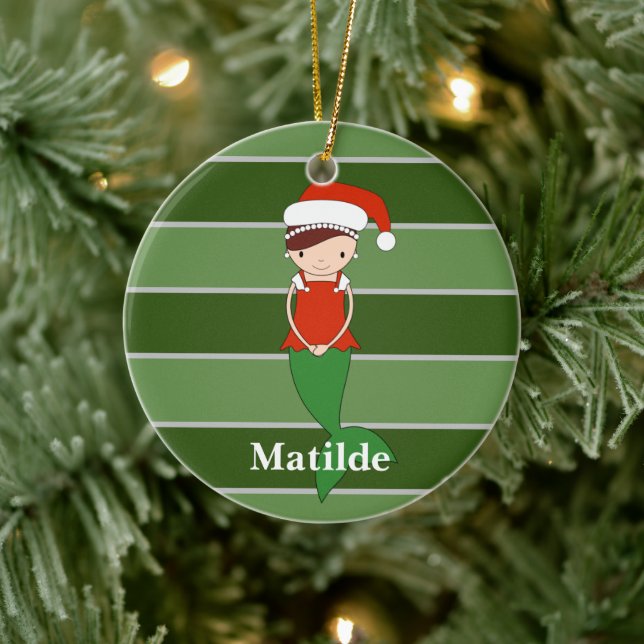 Décoration En Céramique Spécial Noël de Matilde Sirène (Arbre)
