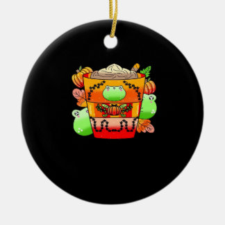 Décoration En Céramique Spice Citrouille crémeuse Latte Saison