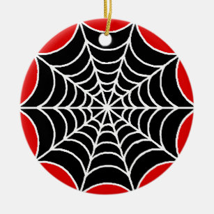 Décoration En Céramique Spider Web
