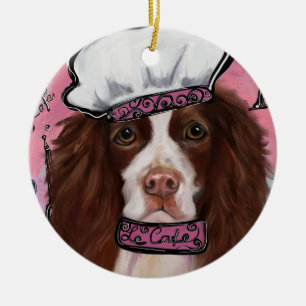 Décoration En Céramique Springer Spaniel Anglais