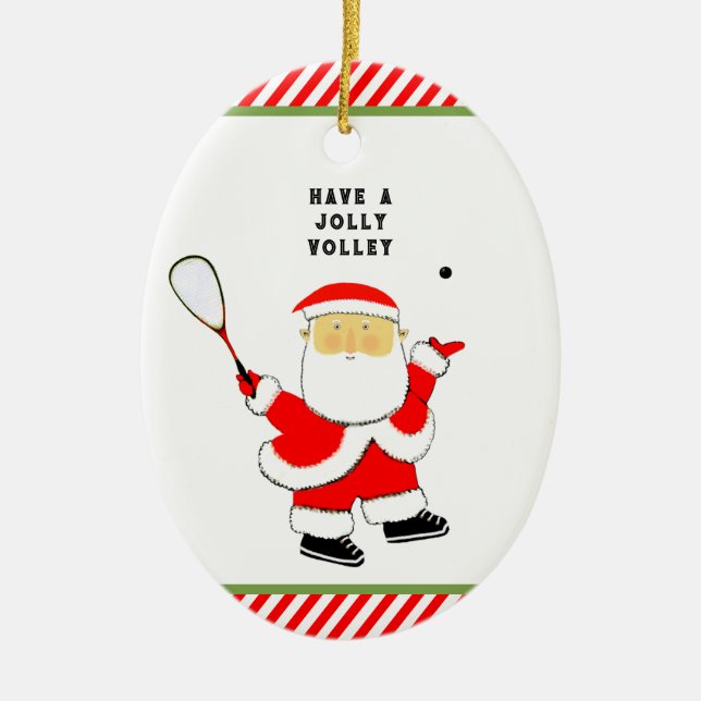 Décoration En Céramique Squash Sports Collectif (Devant)