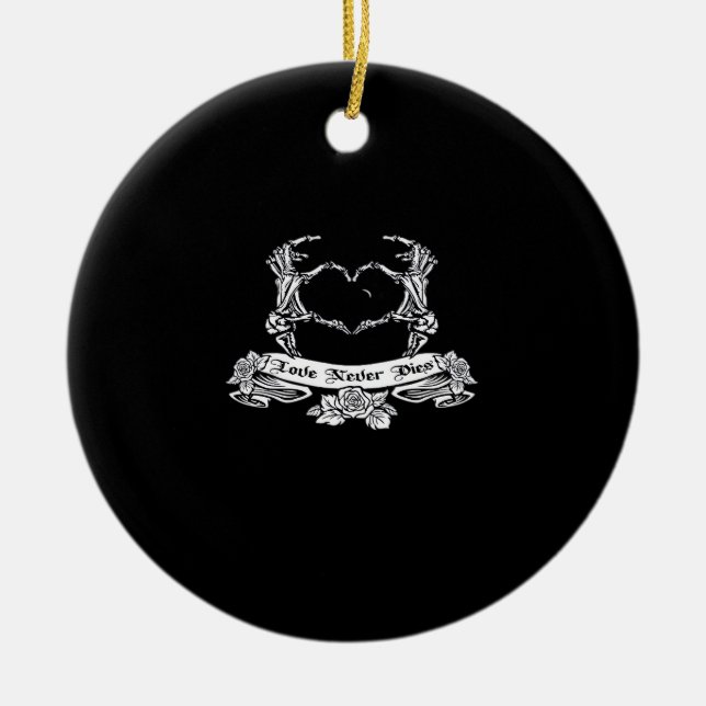 Décoration En Céramique Squelette Conception manuelle (Devant)