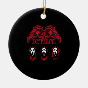 Décoration En Céramique Squelette Mains 31/10 Classique