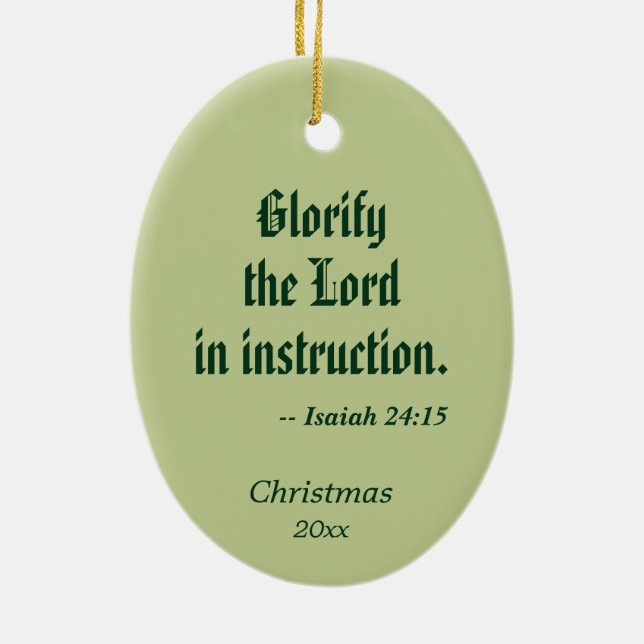 Décoration En Céramique St. César de Bus (SLE 001) (Dos)