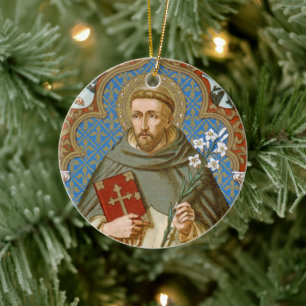 Décoration En Céramique St. Dominic de Guzman (BK 011)