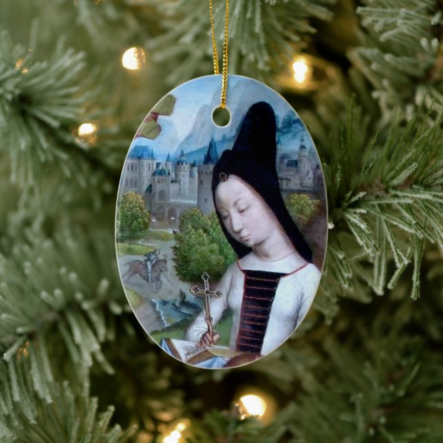 Décoration En Céramique St. Margaret d'Antioche (détail; M 070) (Arbre)