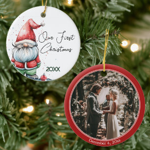 Décoration En Céramique St. Nick Gnome Notre premier Noël