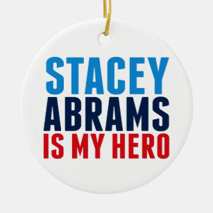 Décoration En Céramique Stacey Abrams est mon héros