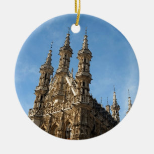 Décoration En Céramique Stadhuis Leuven, Belgique