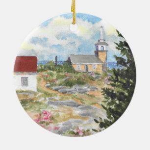 Décoration En Céramique Star Island Isles of Shoals NH Star Ornament