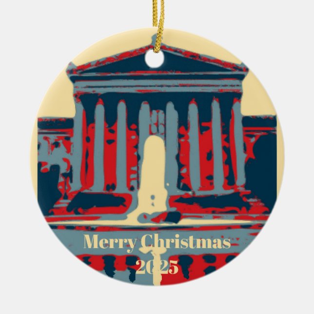 Décoration En Céramique Starry Night Philadelphia, edit text (Devant)