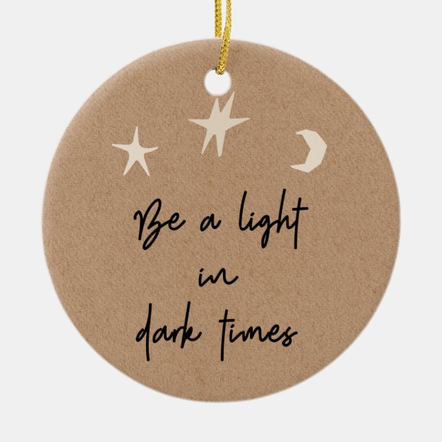 Décoration En Céramique Stars Boho Motivationnels Lune Stocker Stuffer (Devant)