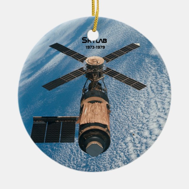 Décoration En Céramique Station spatiale Skylab (Devant)