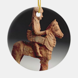 Décoration En Céramique Statuette d'un cavalier armé, Byblos, 8ème-6ème