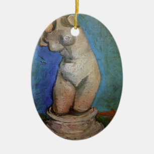 Décoration En Céramique Statuette en plâtre Torse féminin de Vincent van G