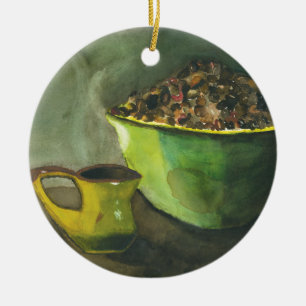 Décoration En Céramique Steaming Morning Cup Cup of Coffee Bowl Coffee Bea
