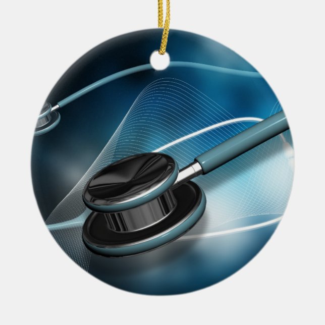 Décoration En Céramique Stéthoscopes Médicale d'infirmière (Devant)