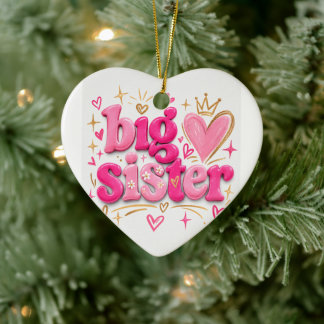 Décoration En Céramique StickerCute Autocollant Grande Sœur – Cadeau Adora