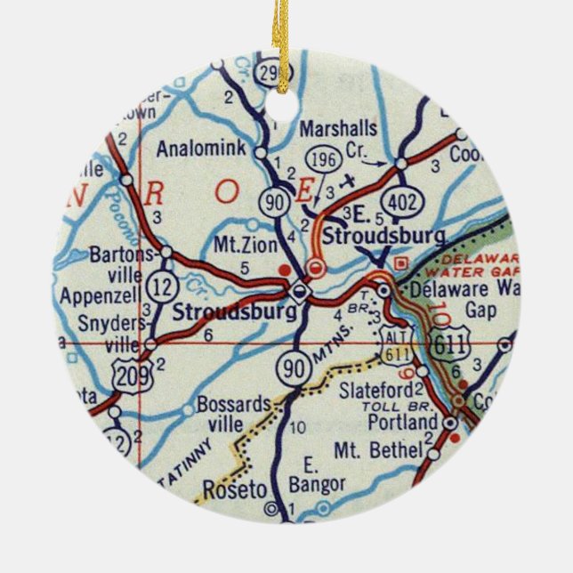 Décoration En Céramique Stroudsburg PA (Dos)