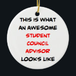 Décoration En Céramique student council advisor, awesome<br><div class="desc">awesome student council advisor</div>