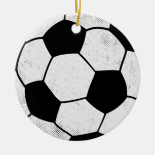 Décoration En Céramique Style Graphique Esthétique de Terrain de Football 