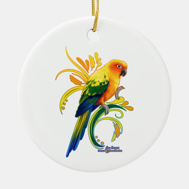 Décoration En Céramique Sun Conure Ornament (Devant)