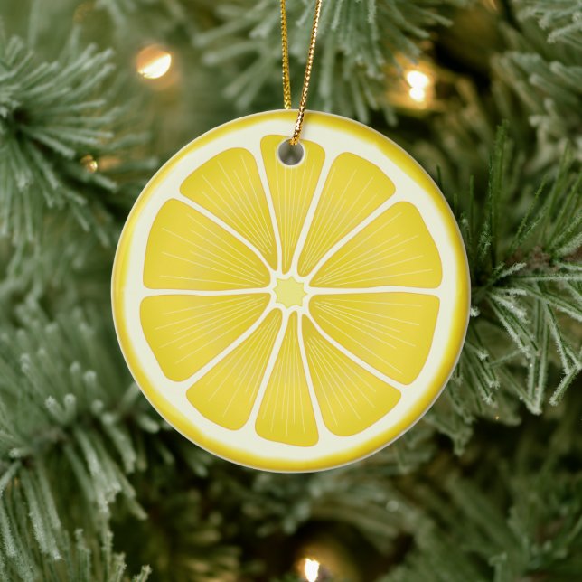 Décoration En Céramique Sunshine Lemon Holiday Joie (Arbre)