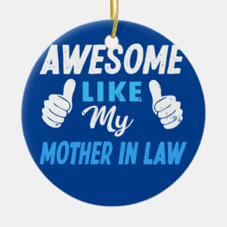 Décoration En Céramique Super Comme Ma Mère En Droit