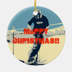 Décoration En Céramique Sur le rebord - Stunt Scooter Rider