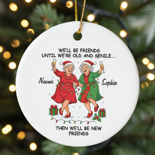 Décoration En Céramique Sur mesure Nous serons amis jusqu'à ce que nous so