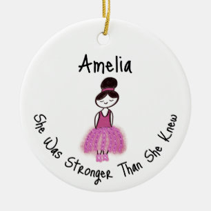 Décoration En Céramique Survivant du cancer du sein