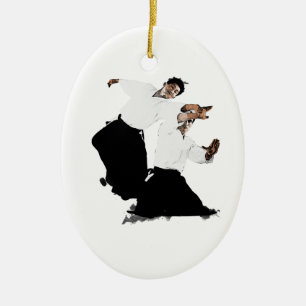 Décoration En Céramique Suwari d'Aikido