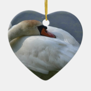 Décoration En Céramique Swan