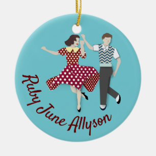 Décoration En Céramique Swing Dance