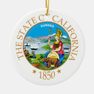 Décoration En Céramique Symbole de Californie