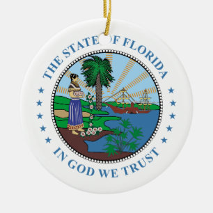 Décoration En Céramique Symbole de Floride