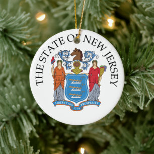 Décoration En Céramique Symbole du New Jersey