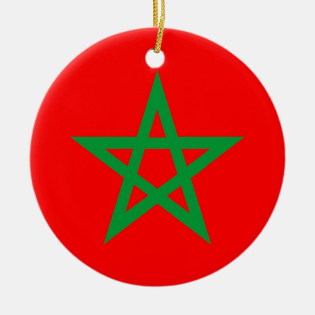 Décoration En Céramique symbole du pays du maroc (Devant)