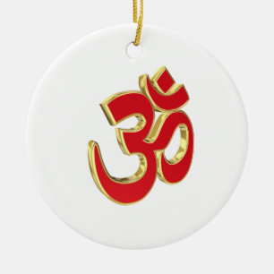 Décoration En Céramique Symbole Om