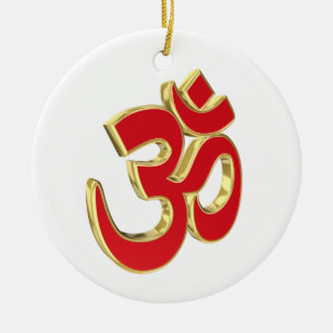 Décoration En Céramique Symbole Om