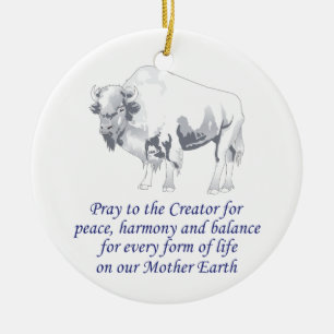 Décoration En Céramique Symbolisme de Natif américain